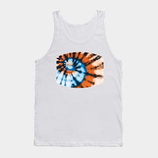 Pumpkin Fall Tie Dye Swirl Tank Top